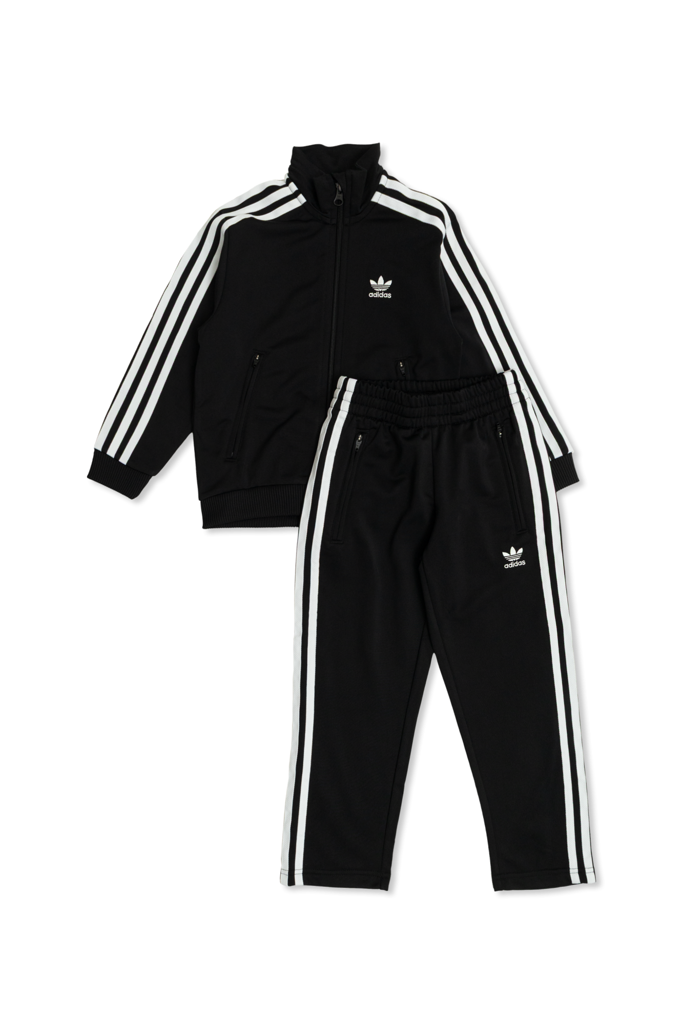 ウォーキング・ランニングウェア adidas Black Hoodie & Track Pants Set ウォーキング・ランニングウェア adidas Black Hoodie & Track